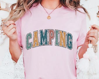 Retro Camping T-Shirt: Vintage Outdoor Adventure Tee, Nature Lover Apparel