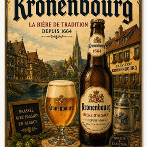 Kronenbourg 1664 - Etsy