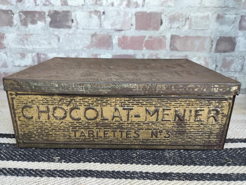 CHOCOLAT MENIER 木製ボックス CHOCOLAT MENIER 木製ボックス