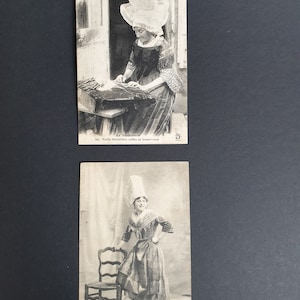 2 Cartes postales anciennes début 1900. Thème : région Normandie