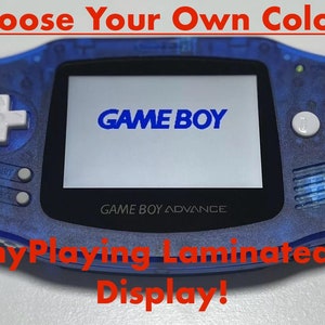 Choose YOUR OWN Colors Custom Backlit GameBoy Advance!