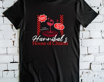 Camiseta humorística de El silencio de los inocentes, camiseta de la película El silencio, regalo gótico, camiseta gótica para la temporada espeluznante, película de terror, camiseta para Halloween