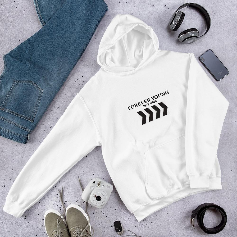 Forever Young Hoodie Etsy UK