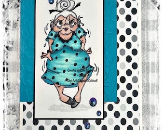 3773 Sweating to the Oldies Digi Stamp