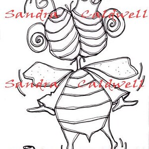 200 Just Bee Cause Digi Stamp image 2