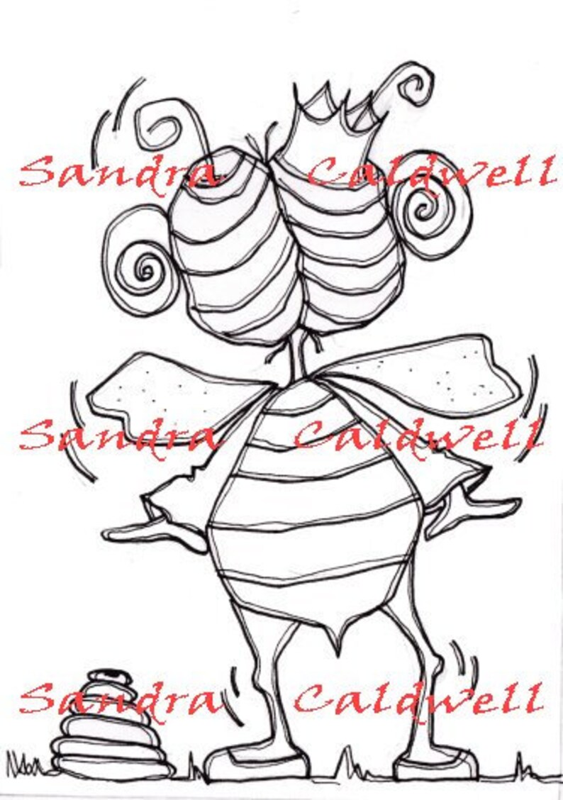 200 Just Bee Cause Digi Stamp image 2