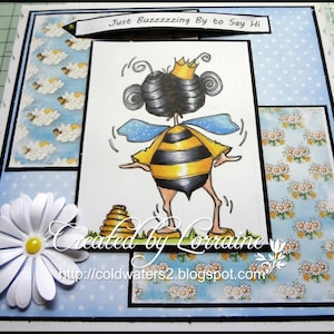 200 Just Bee Cause Digi Stamp image 1