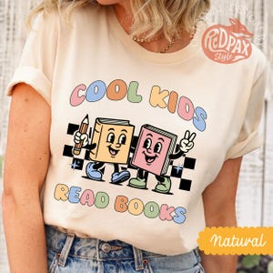 Cool Kids Read Books Shirt, Reading Lover Gift,  School Librarian Shirt, Reading Teacher Shirt, Kindergarten Shirt, Teacher gift