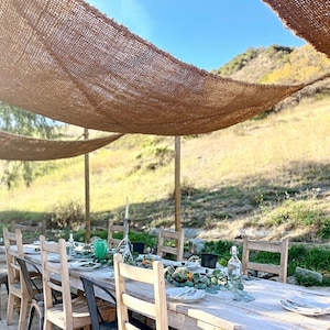 Rectangle Coconut Shade Canopy - 7ft x 10ft