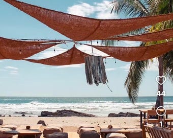 12ft x 12ft x 12ft Triangle Coconut Shade Sail