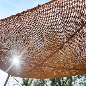 Square Coconut Shade Canopy - 10ft x 10ft