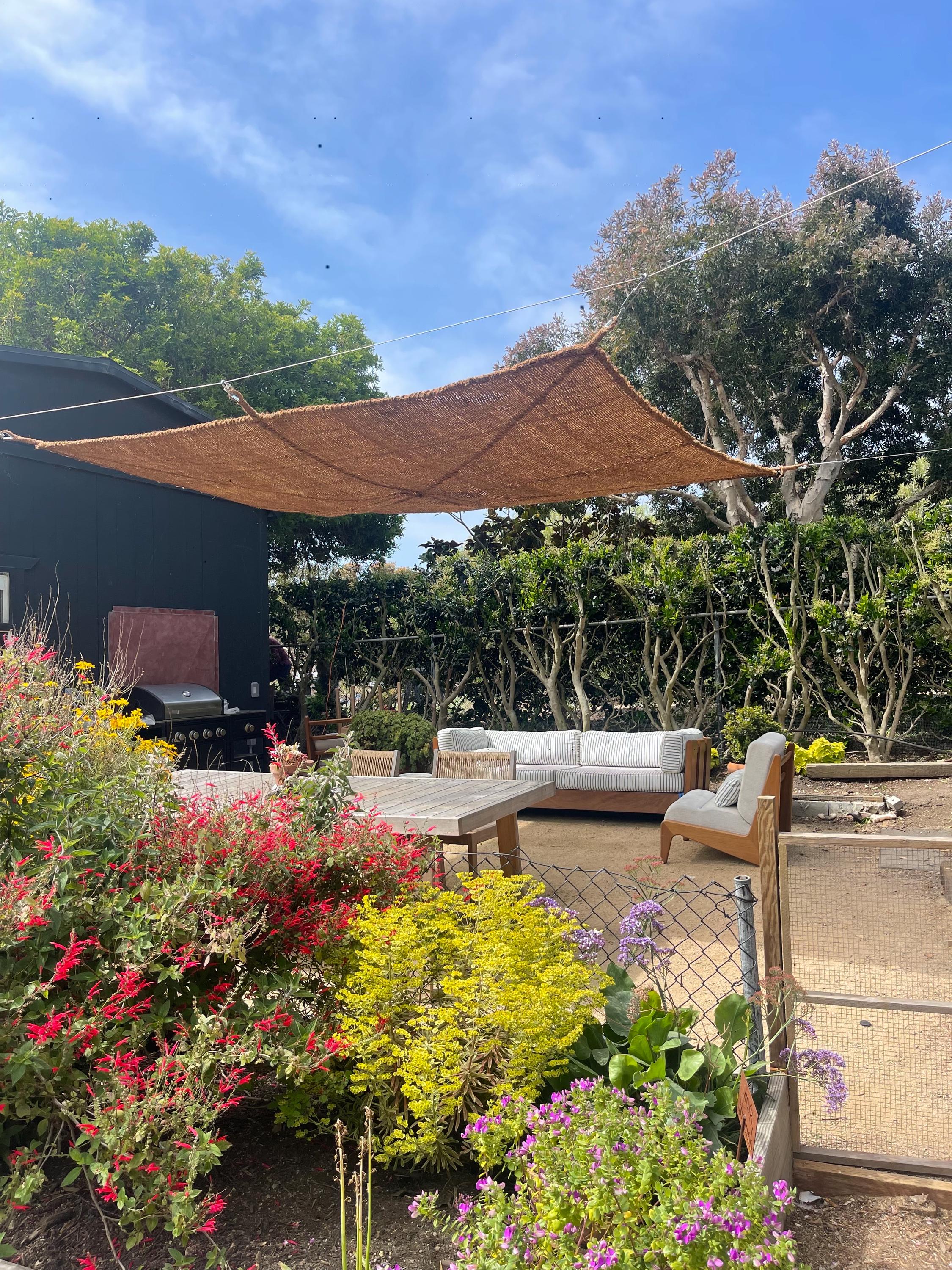 Rectangle Coconut Shade Canopy - 13ft x 10ft