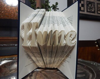 Home is Where Your Heart Is - Folded Book Art