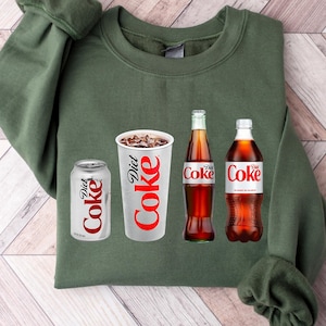 Diet Coke Shirt, Diet Coke Lover Sweatshirt, Funny Coke Shirt, Coke Lover Sweater, Coke Long Sleeve, Diet Coke, Cola Lover Gift, Cola Shirt