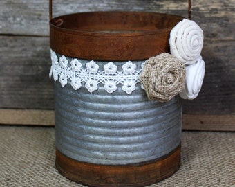 amelie white wash shabby chic country lantern pendant flower girl basket bucket metal rustic galvanized shabby chic girl basket etsy amelie white wash shabby chic country lantern pendant flower girl basket bucket metal rustic galvanized shabby chic girl basket etsy