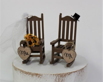 Sunflower Wedding Cake Topper Etsy