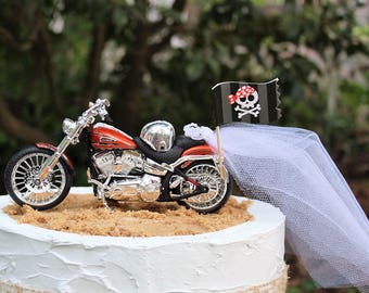 harley davidson cake topper etsy