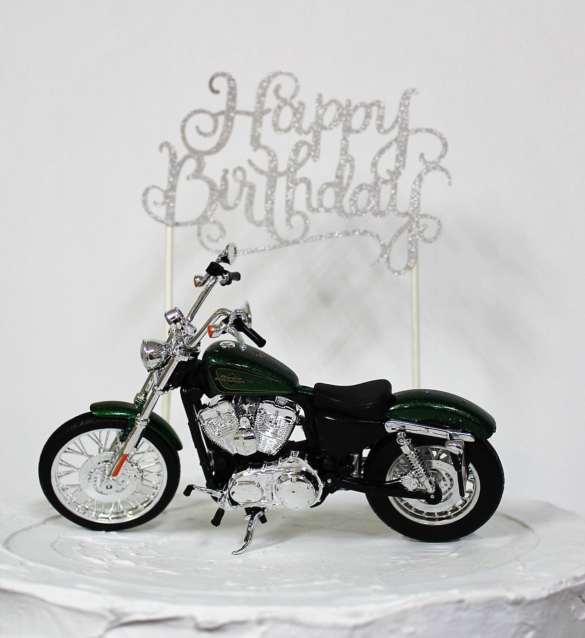Moto De Gateau Gateau Danniversaire 13 Harley Davidson Xl Etsy