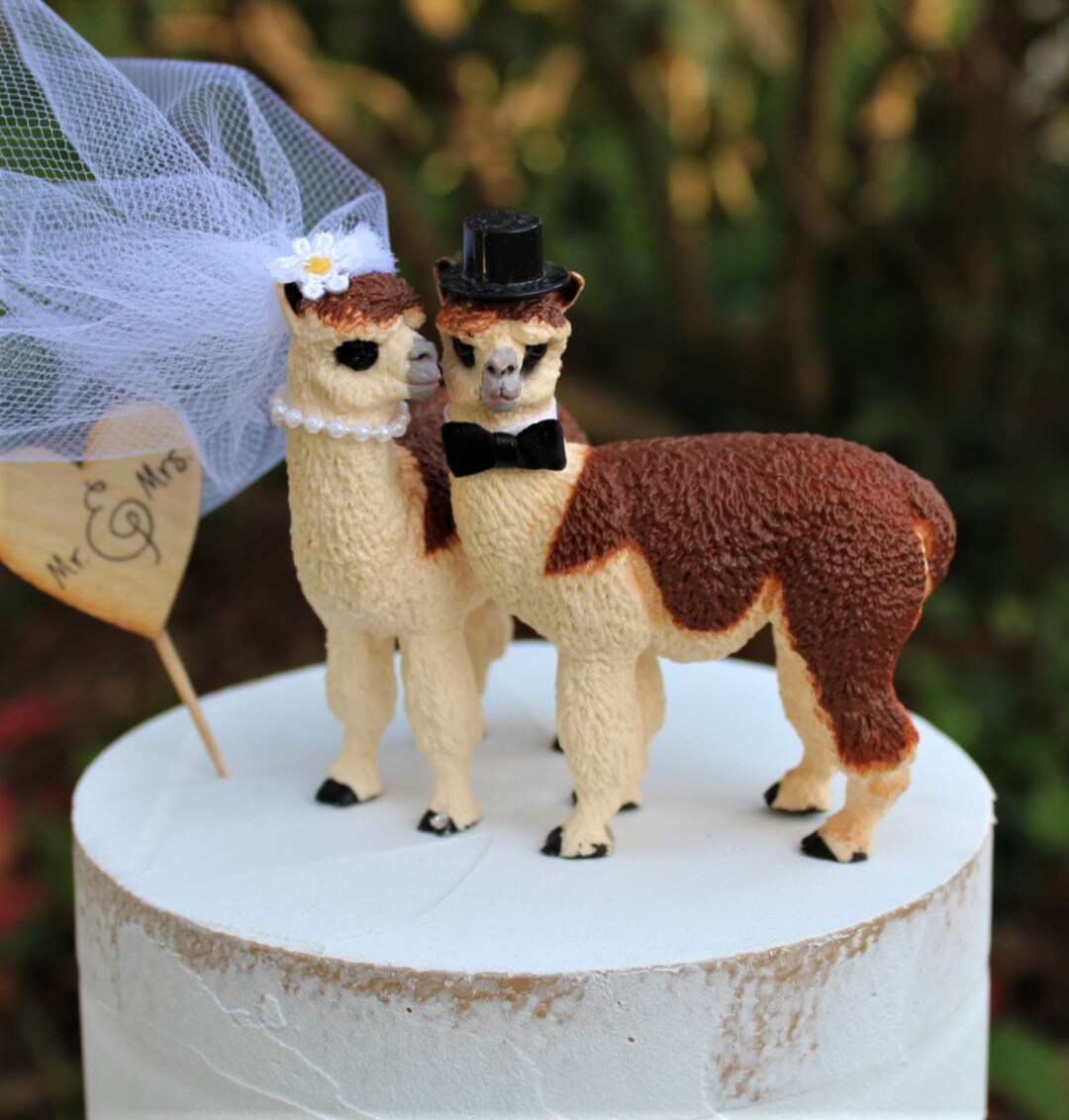 Cake Topper Lama – 5 Stück, 9-20 Cm, Bunte Tortenfiguren Für Kuchen & Cupcakes, Im Boho-Stil