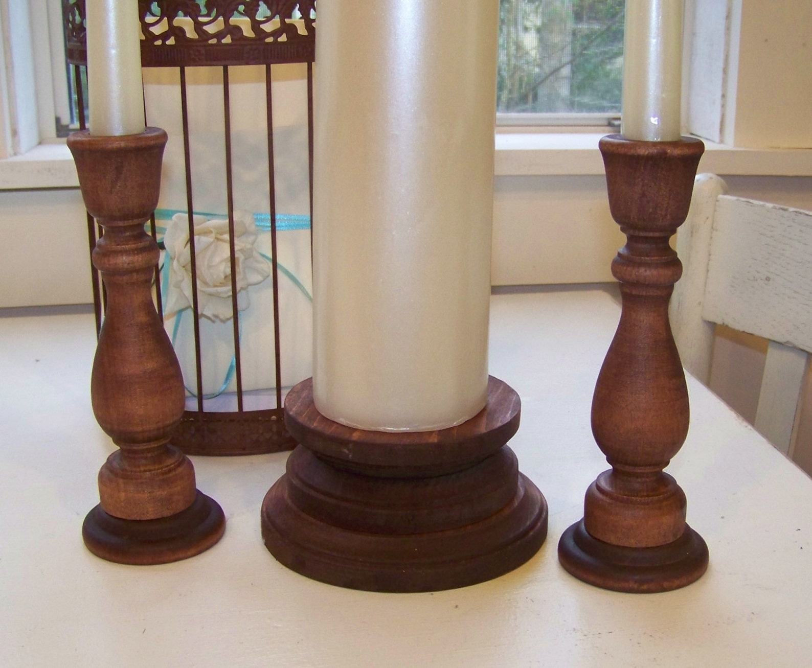 Wedding Candle Holdersunity Candlesset of 3 Etsy