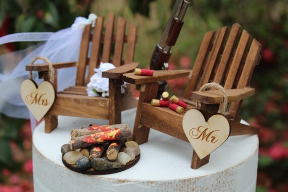 Hunting-adirondack Chairs-wedding-shotgun-shotgun Shells-sportmans ...
