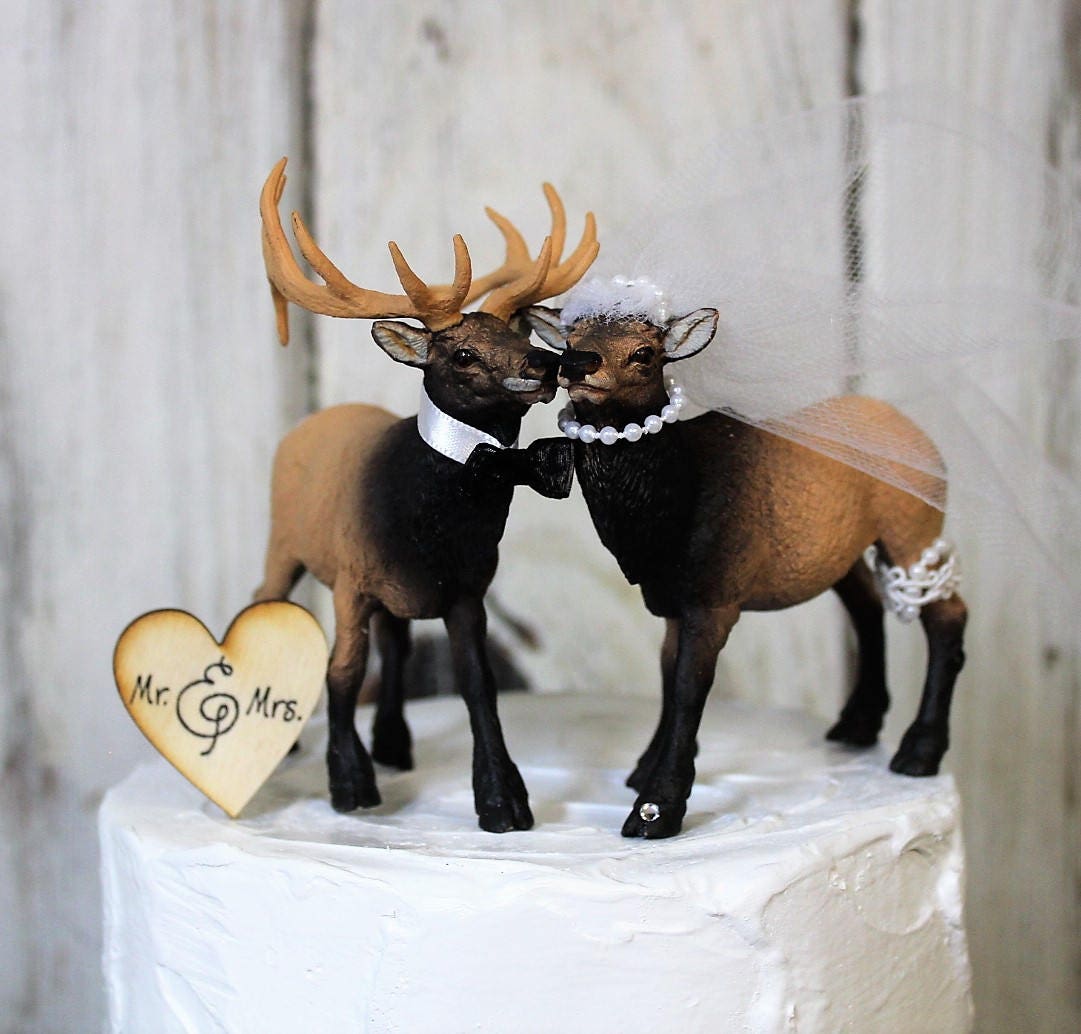 Adorno para tarta de alce, adorno para tarta de bodas, adorno para tarta de  bosque, adorno para tarta de animales, adorno para tarta de caza, adorno  para tarta rústico - Etsy México, image size:1081x1034