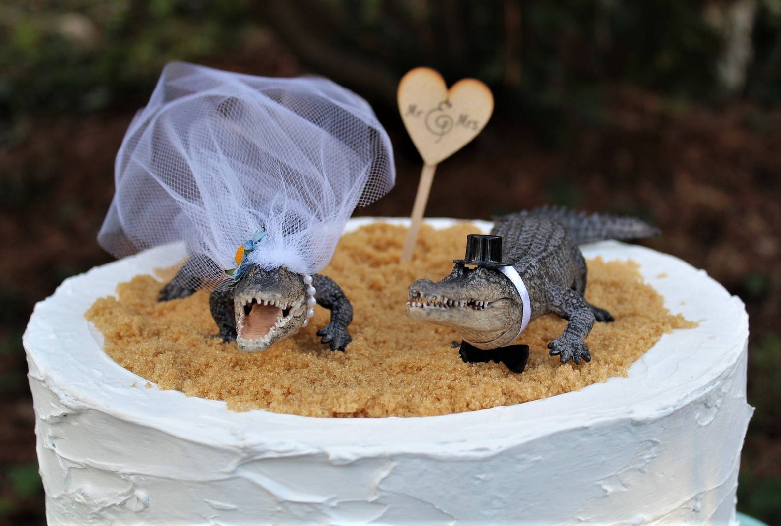 Python And Gator Cake Topper Alligator Wedding Cake Topper, Animal Cake Topper, Gator Cake Topper ...