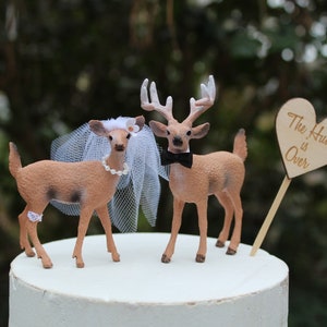 Deer-Hunting-Wedding-Bride-Groom-The Hunt is Over-Animal-Woodland-Wildlife-Wedding-Hunter-Buck-Doe