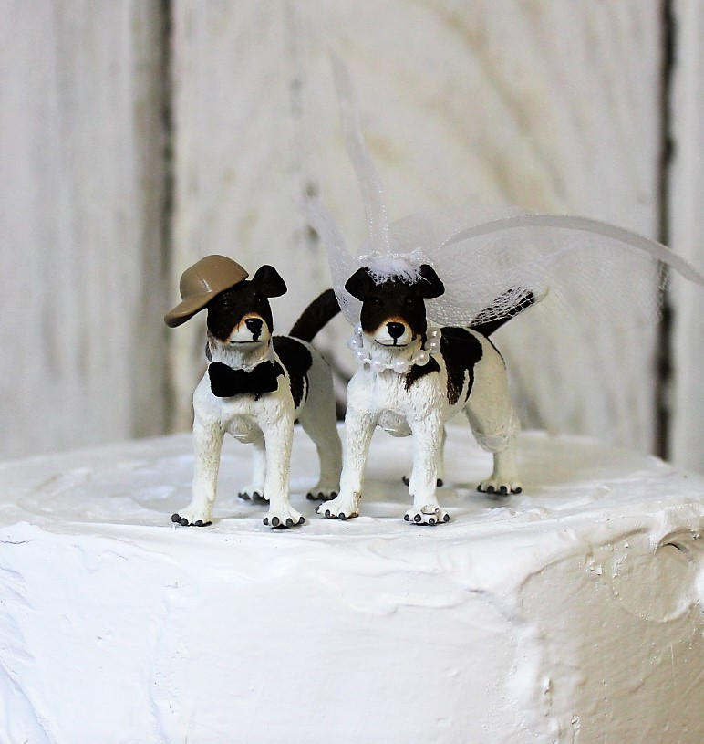 jack russell cake topper