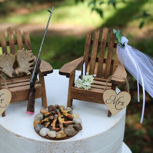 Hunting-Wedding-Moose-Deer-Elk-Antlers-Hunter-Adirondack Chairs-Bride-Groom-Rustic-