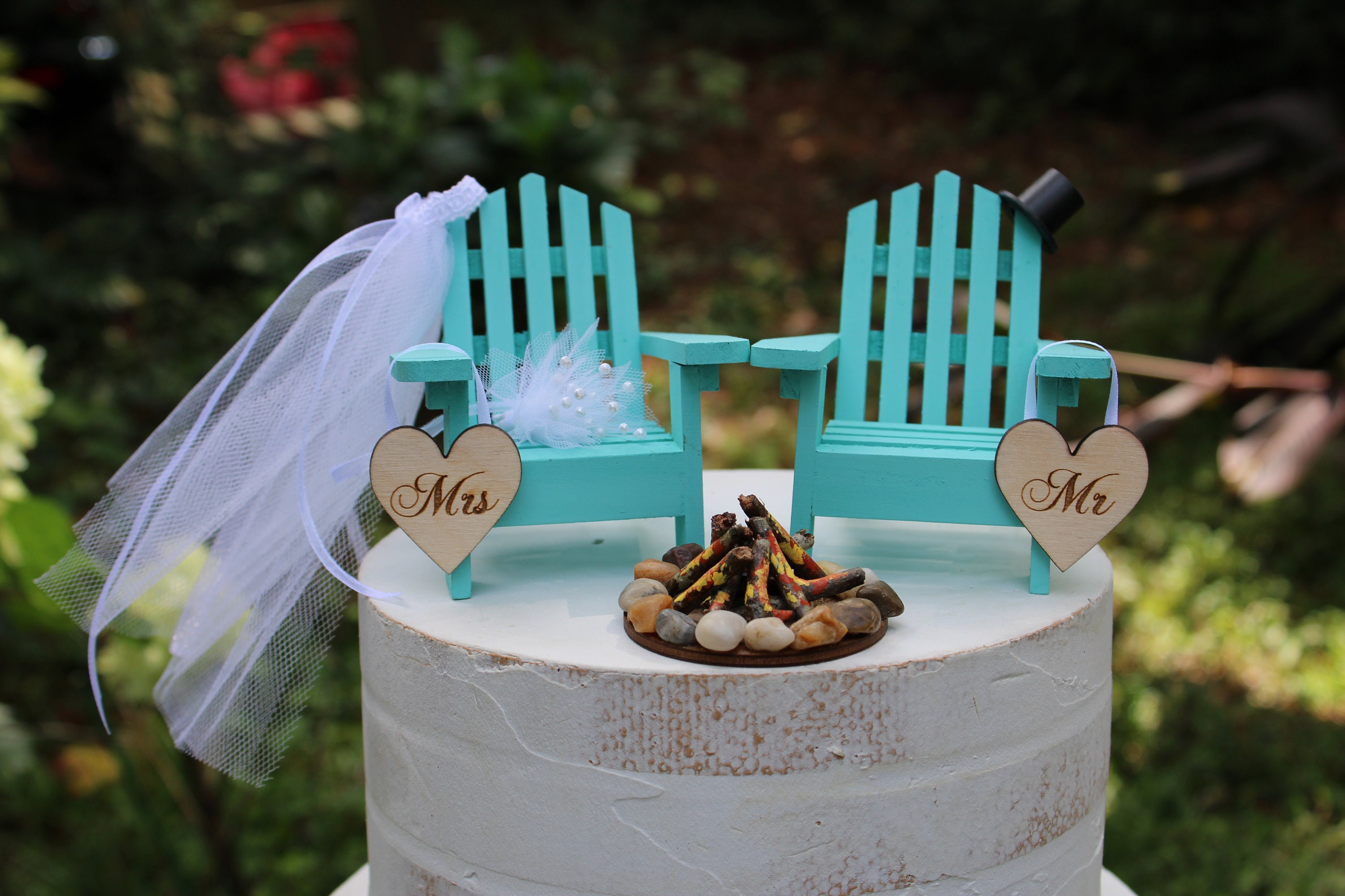 Adirondack chair cake topper Etsy México