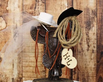 Saddle Cake Topper-Grooms Cake Topper-Horse Saddle-Rustic-Birthday Cake Topper-Western Wedding Cake Topper-Just for Him-Cowboy Saddle-Rustic