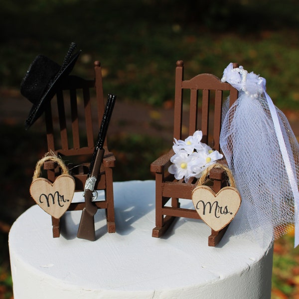 Rocking Chair Cake Topper Etsy