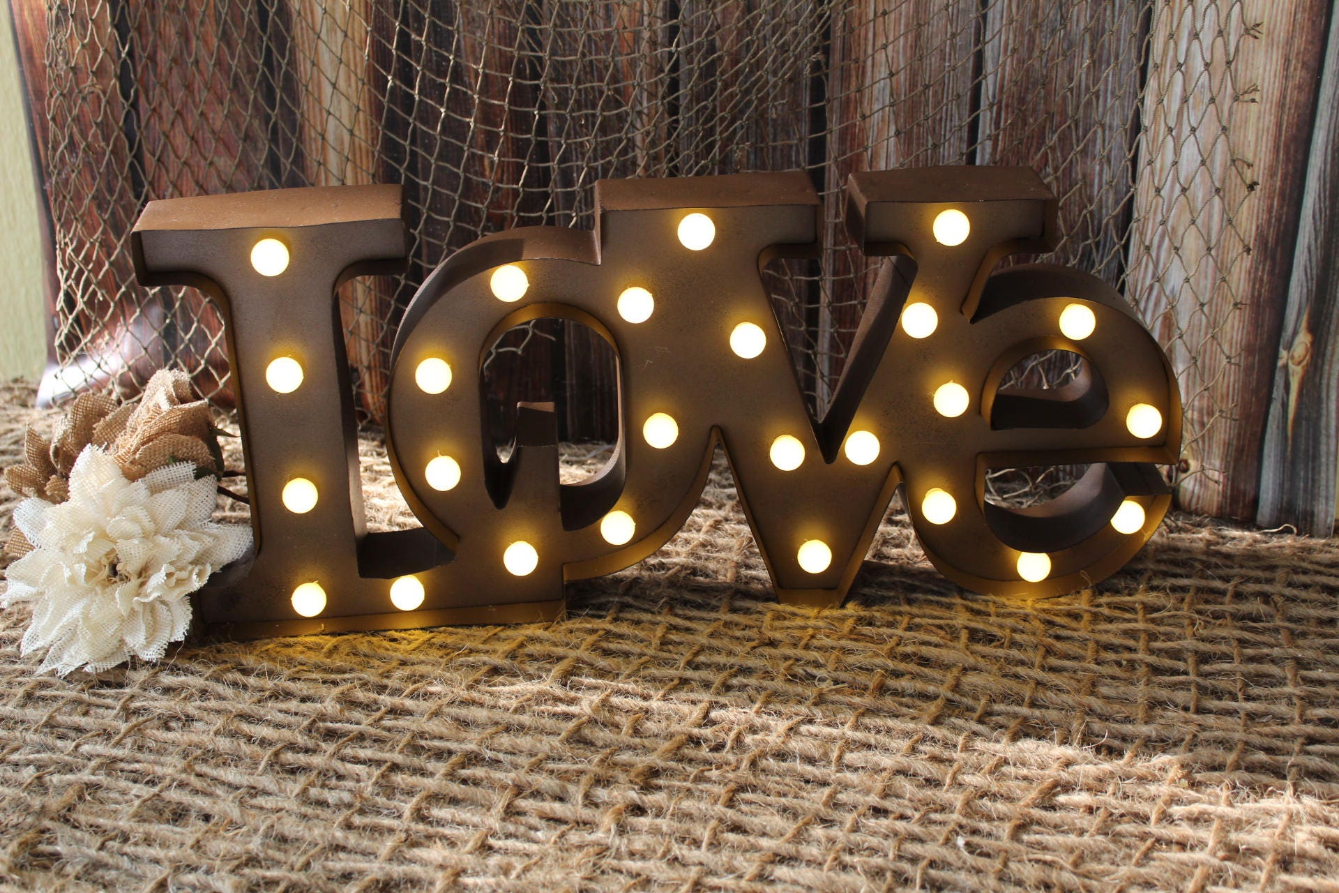 Lighted Marquee Love Sign Wedding Etsy
