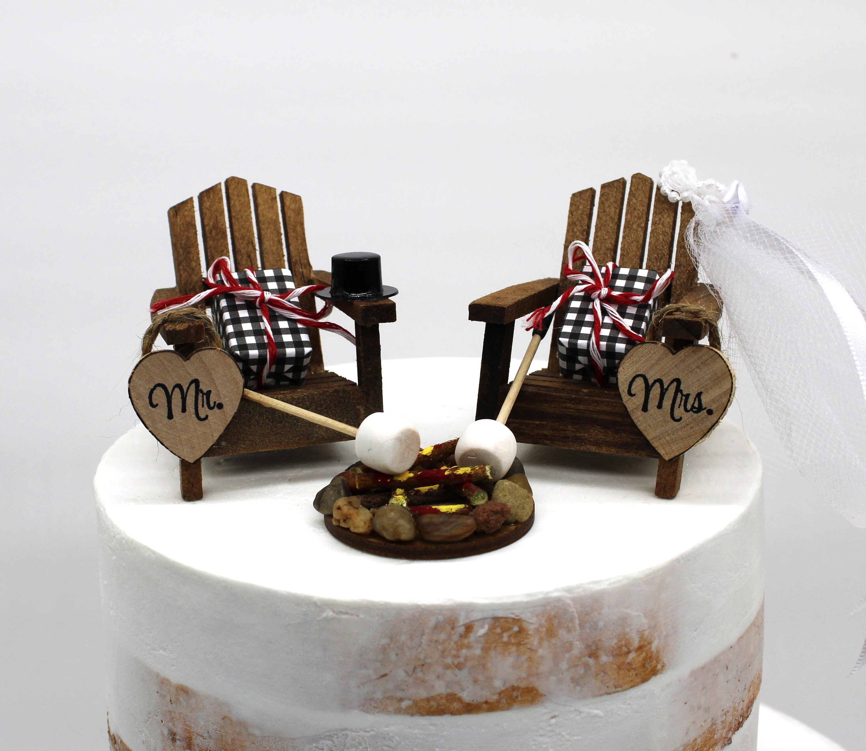 クリスマス ウェディング ケーキ トッパー - 4 インチ ケーキ トッパー