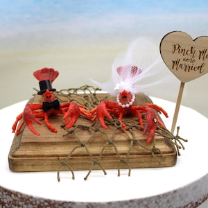 Crawfish, Crayfish, Wedding, Bride, Groom, Funny, Unique, Mudbug, Bayou, Destination Wedding,