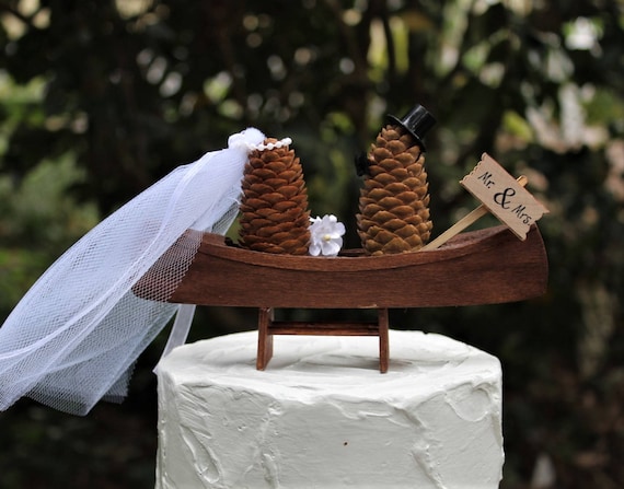 Peche De Gateau Mariage Peche Bateau Pomme De Pin Jeune Etsy
