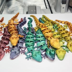 3D Printed Articulated Gecko