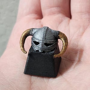 Skyrim Dovahkiin Custom 3D Printed Keycap for Cherry-MX Mechanical Keyboard