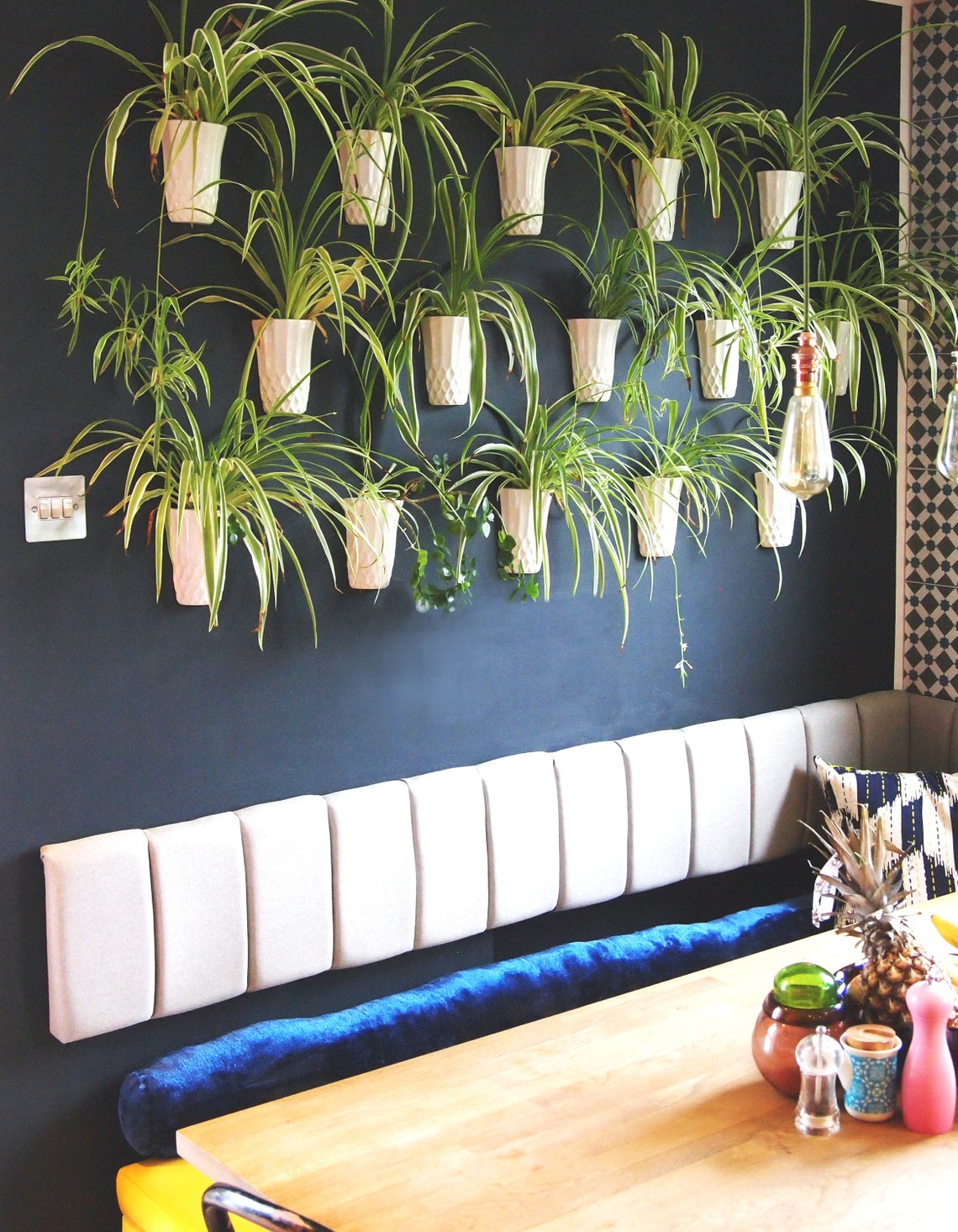 Wall Flower Vase Wall Mounted Vase Flowers on the Wall Etsy