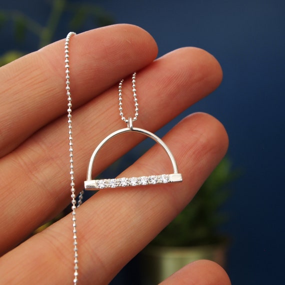 大人気 【Numbering】 Side Pave Bar Necklace #3726 Amazon.com: PANDORA Collar Timeless 362635C01-45 circonitas
