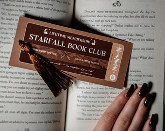 StarFall Bookmark | Handmade Bookmark | BookClub |  Cute Bookmark | Gift For Book Lovers