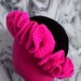 Hot Pink Ruffle Hat - Etsy