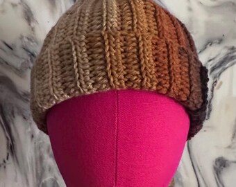 Ombré Crochet Beanie