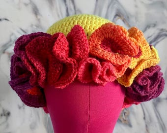 Sunset Ruffle Hat