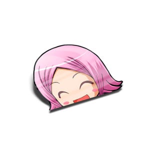 Laminated Bleach Peeker Sticker, UV Resistant, Water Proof