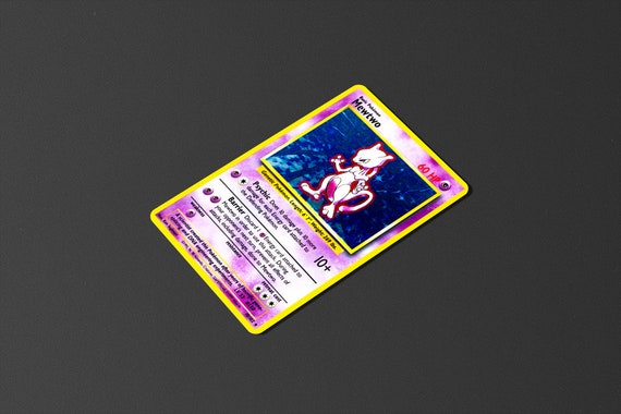 Rainbow Spot Holo Gen 1 Pokemon Card Cover | Laminated Vinyl