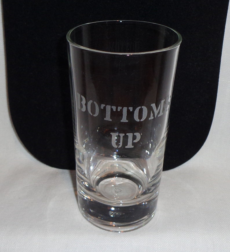 Vintage Highball Glasses Etched With Drinking Toasts 7 Etsy