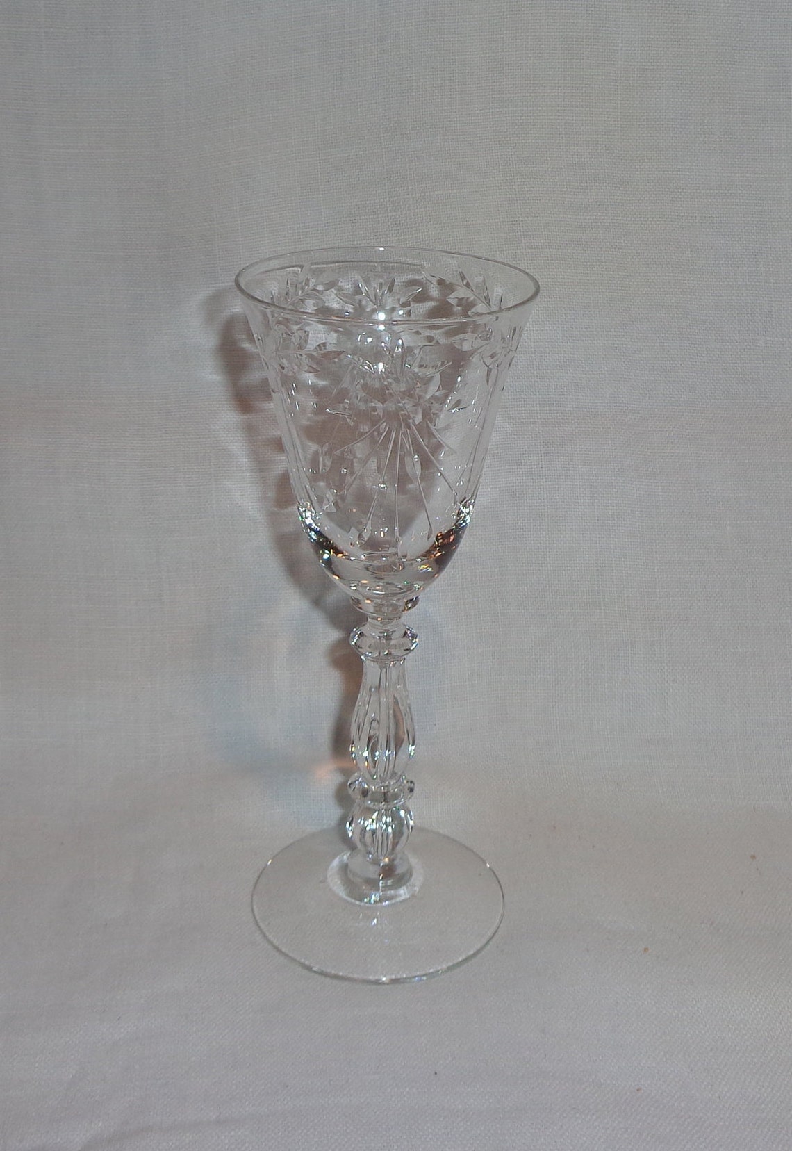 Vintage Cambridge Minuet Footed Cordial Cocktail Glasses 6 Etsy