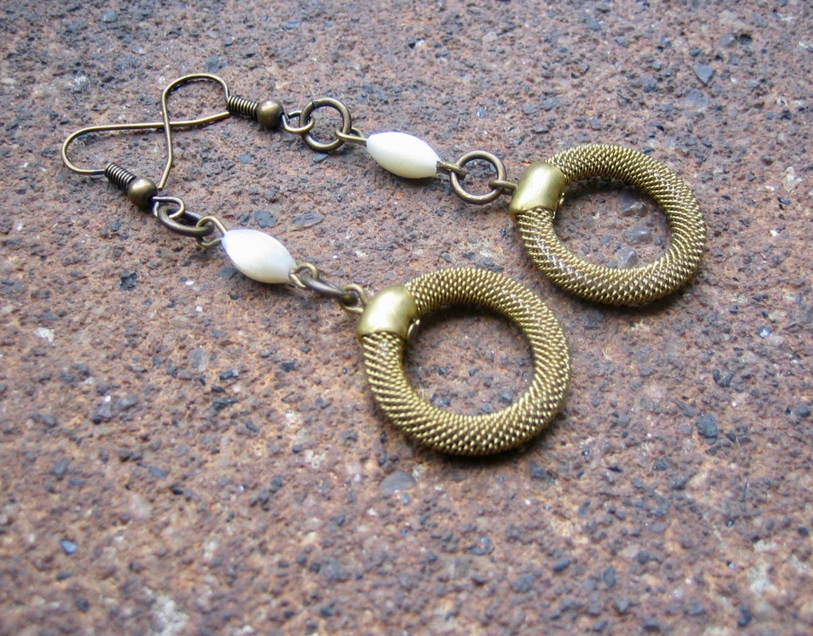 Eco Brass Earrings main image 1